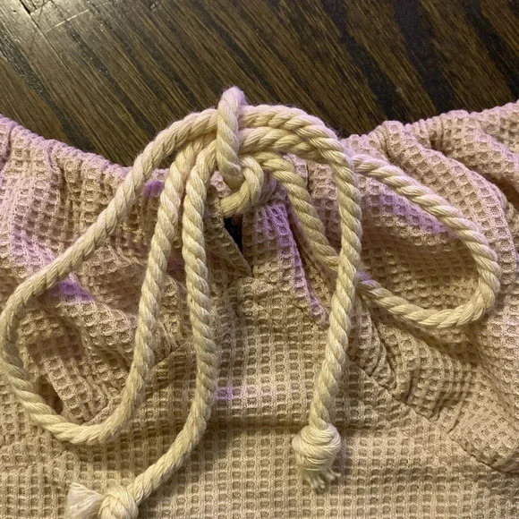 Shein Tie-String Crop Top - Picture 2 of 3